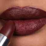 wine stained lips